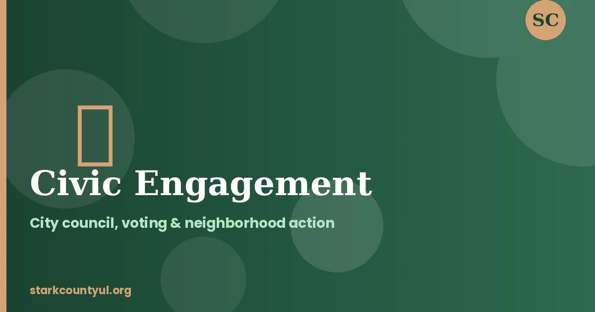 Stark County civic engagement and community action