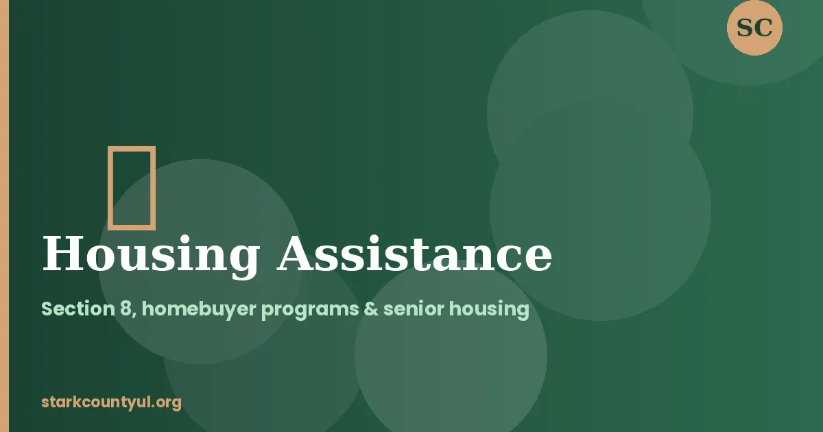 Stark County housing assistance and affordable housing